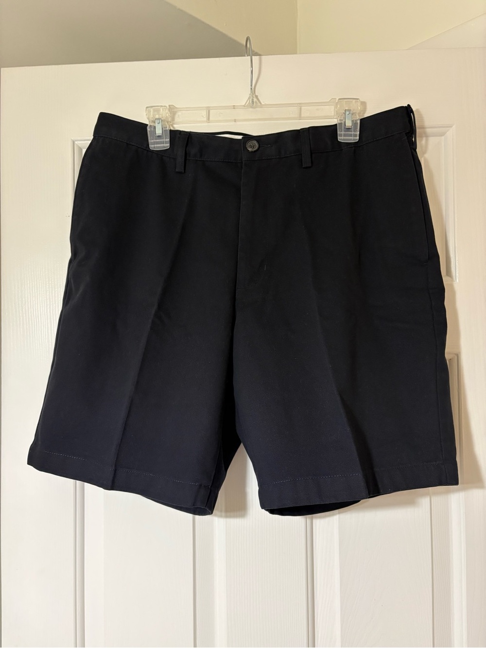 Men’s Lands’ End Navy Blue Chino Shorts